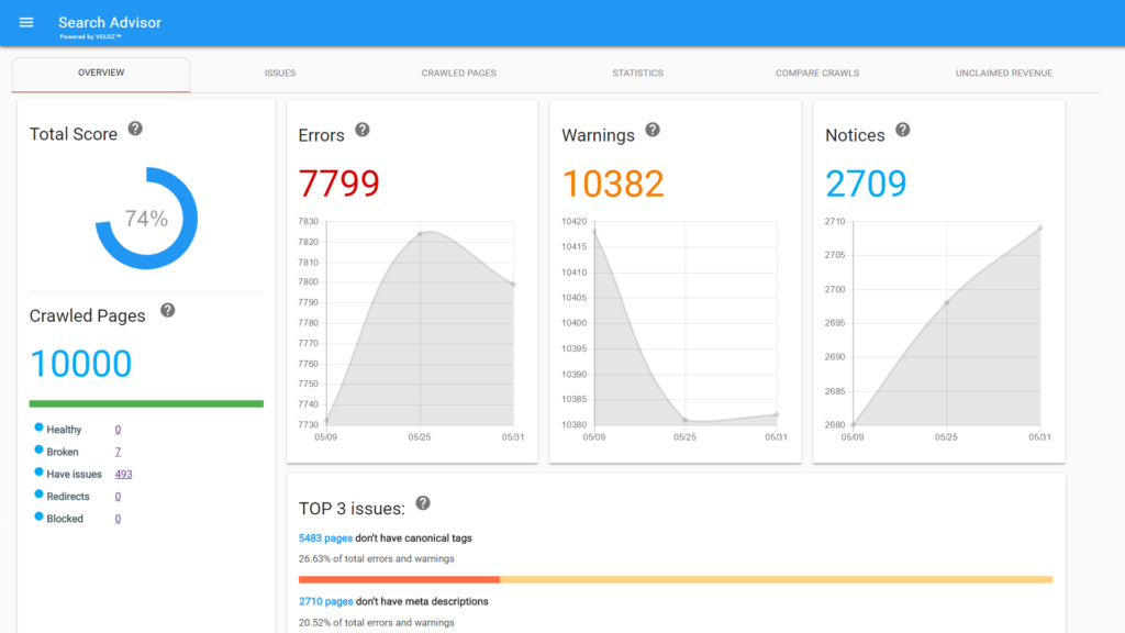 SEO Report Overview