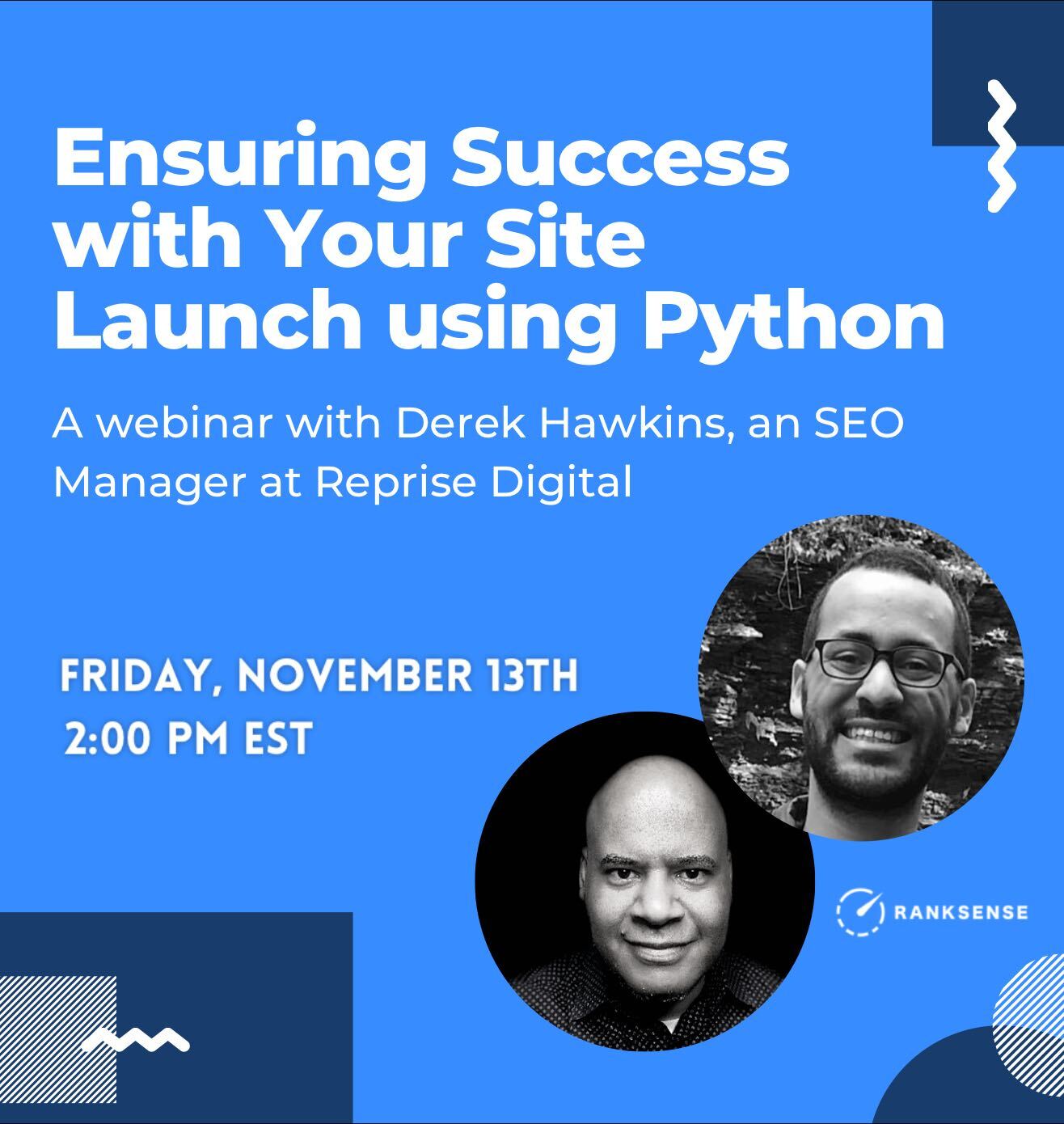 Webinar with Derek Hawkins